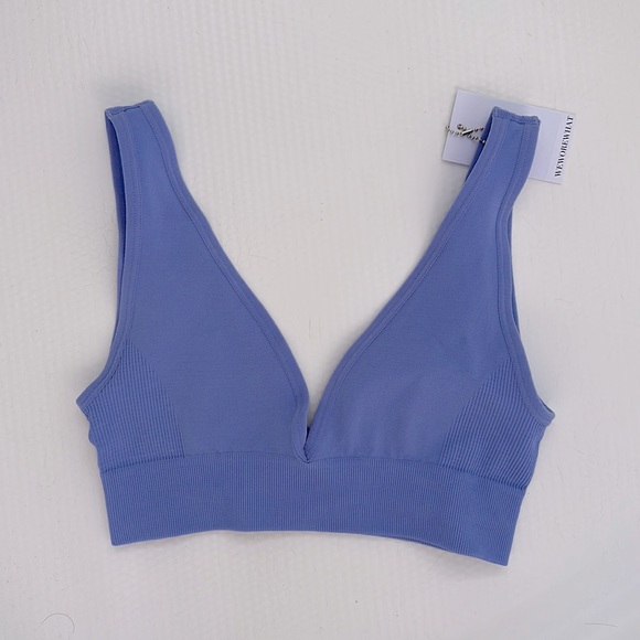 WeWoreWhat V-neck Bra Top - Picture 1 of 3